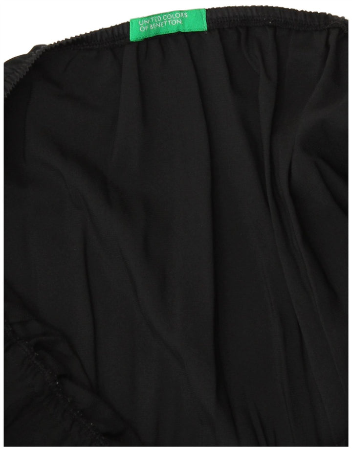 Benetton Damen Cami Top UK 12 Medium Schwarz