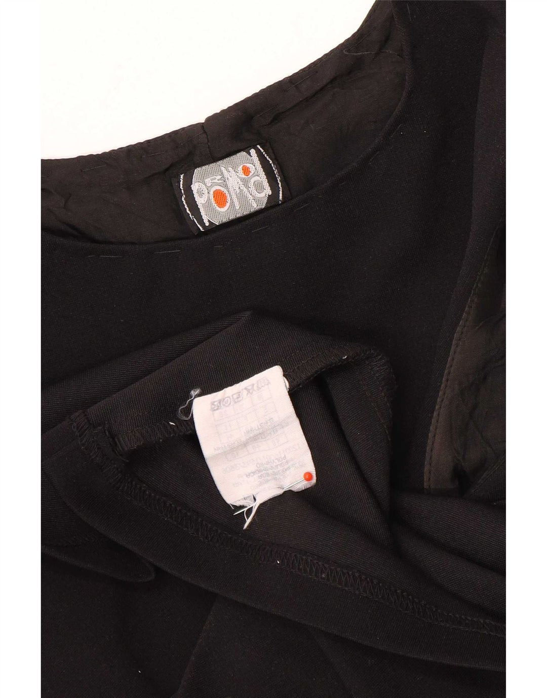 Promod Ärmelloses Etuikleid für Damen UK 12 Medium Schwarz Polyamid