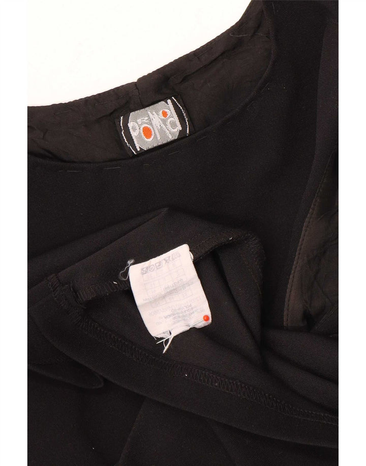 Promod Ärmelloses Etuikleid für Damen UK 12 Medium Schwarz Polyamid