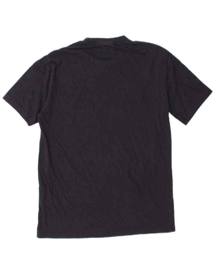 Champion Herren-T-Shirt mit Grafik, Größe S, schwarze Baumwolle