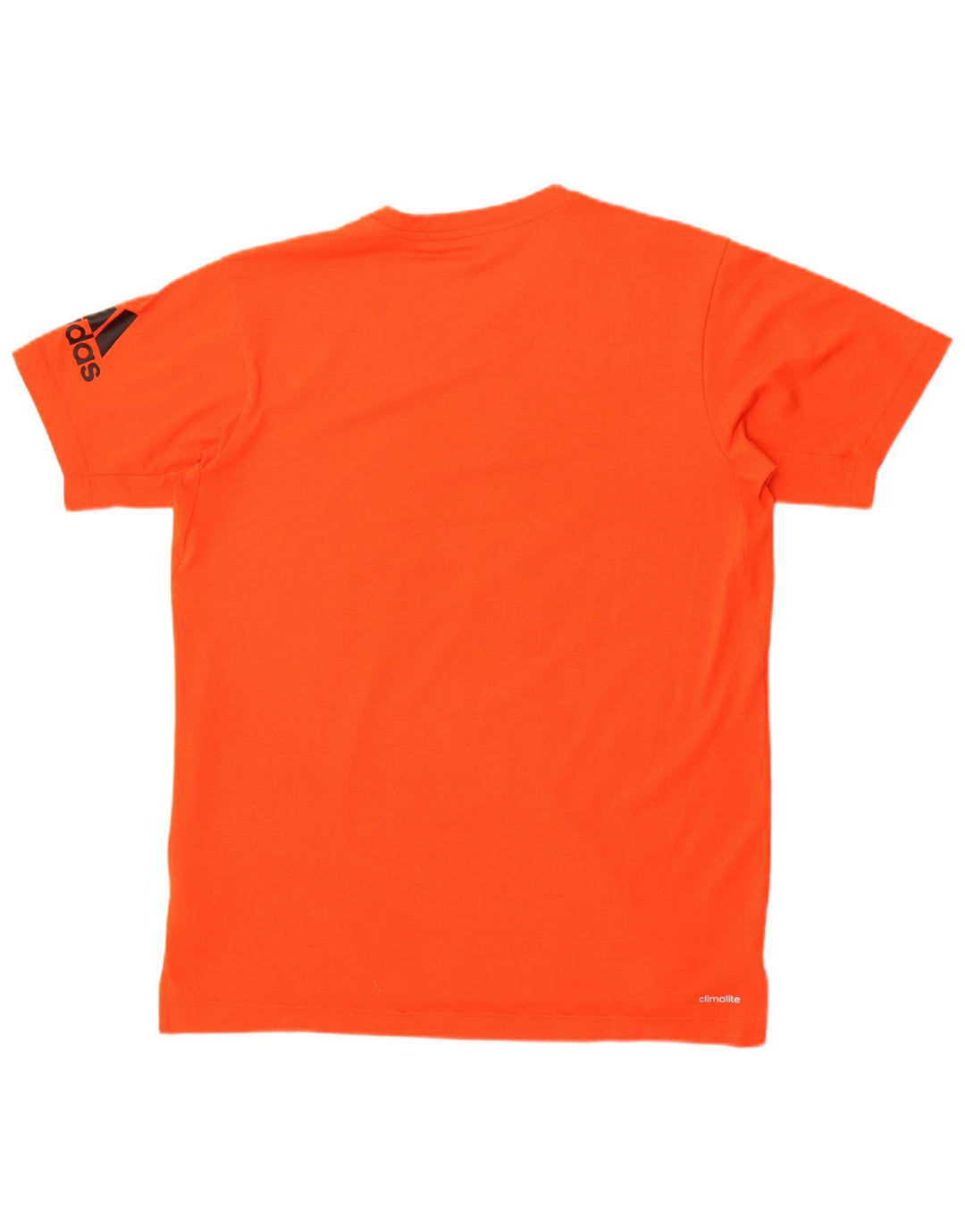 Adidas Herren Climalite Graphic T-Shirt Top Mittelorange Polyester