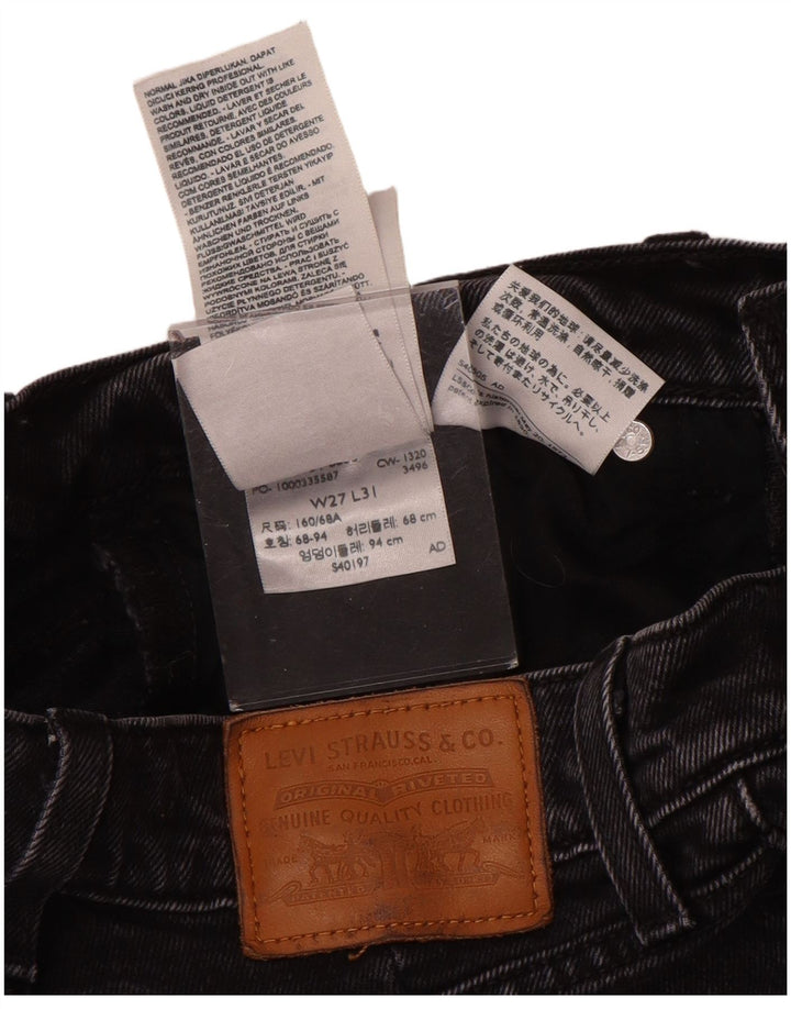 Levi's Damen Bootcut-Jeans mit hohem Bund, W27 L31, graue Baumwolle