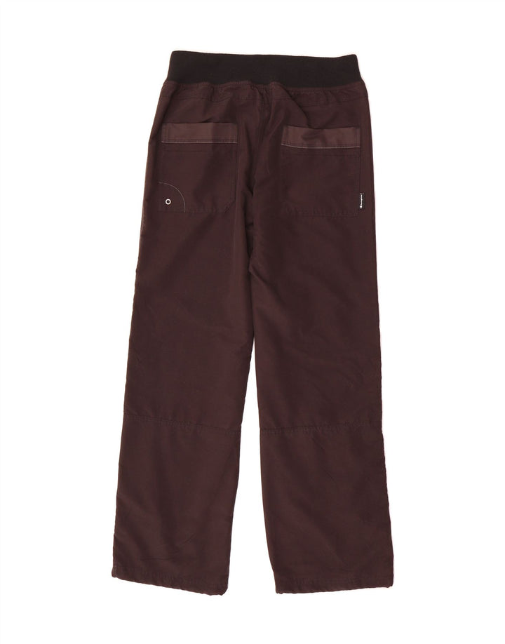 CHAMPION Womens Tracksuit Trousers UK 16 Large Brown Colourblock Polyester Vintage Champion and Second-Hand Champion from Messina Hembry 