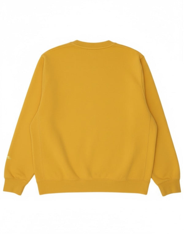 Nike Mens Sweatshirt Jumper Small Yellow Cotton