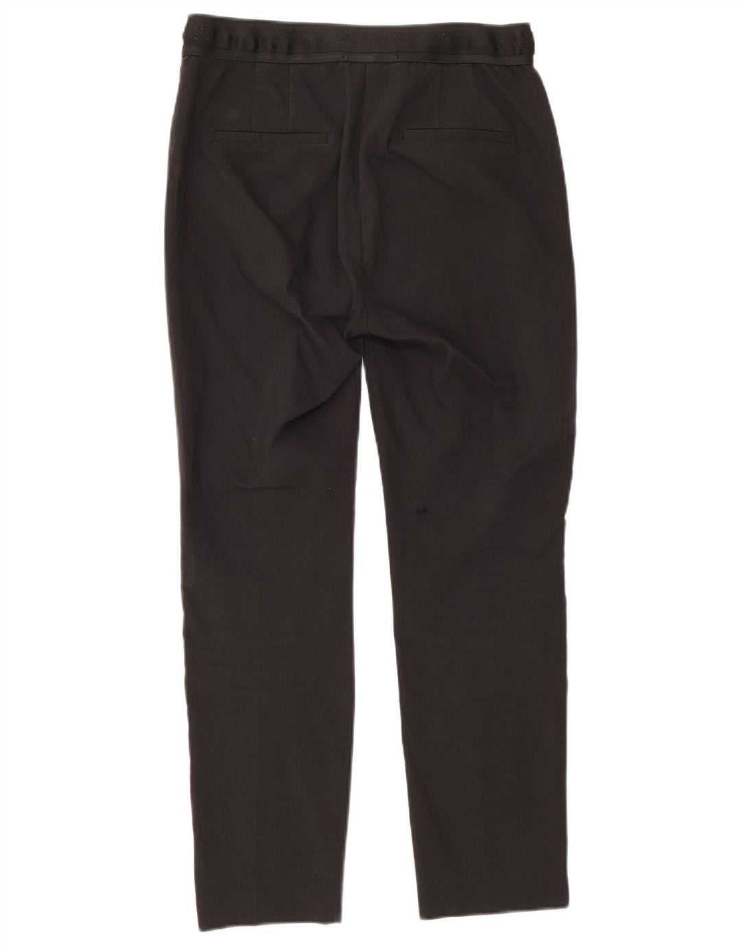 Zara Slim Chino-Hose für Damen, mittelgroß, W28, L26, schwarze Baumwolle