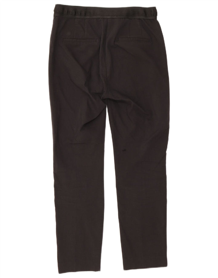 Zara Slim Chino-Hose für Damen, mittelgroß, W28, L26, schwarze Baumwolle
