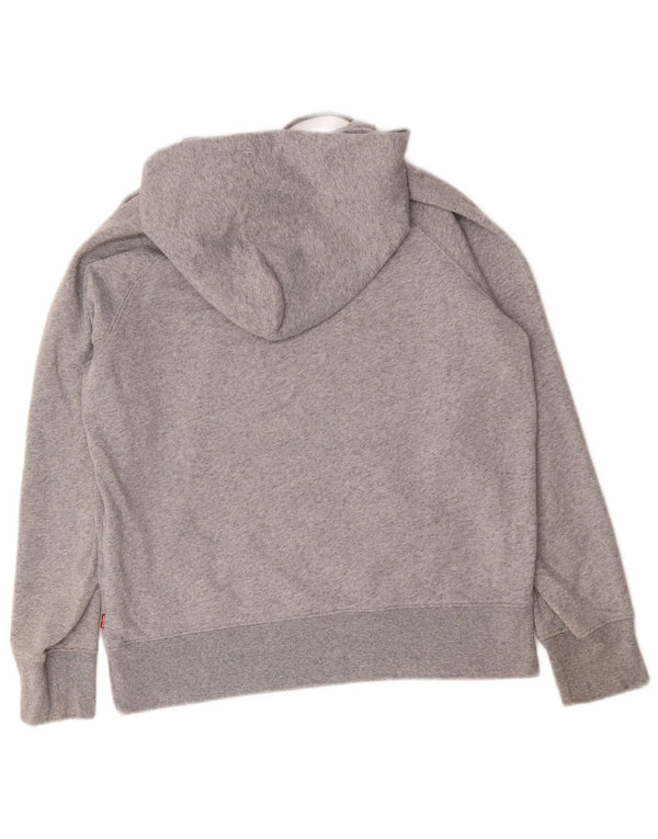 Levi's Herren-Kapuzenpullover mit Grafik, XS, grau gefleckte Baumwolle