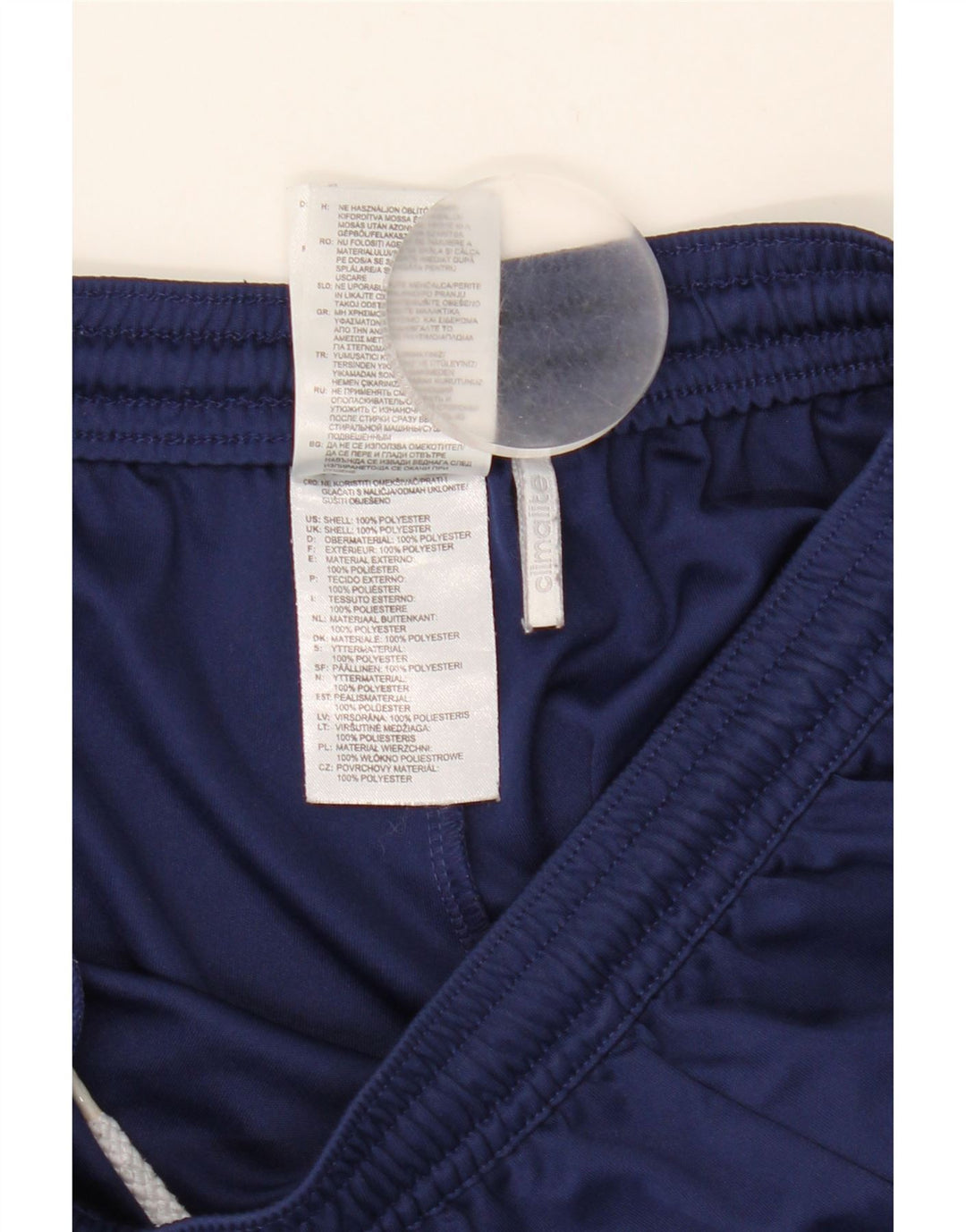 Adidas Herren Climalite Sport Shorts Small Marineblau Colourblock Polyester