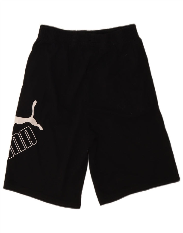 Puma Boys Graphic Sport Shorts 14–15 Jahre Large Schwarz
