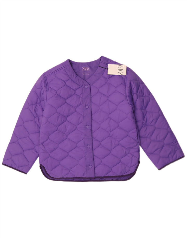 Zara Steppjacke für Mädchen, 13–14 Jahre, Lila, Polyamid