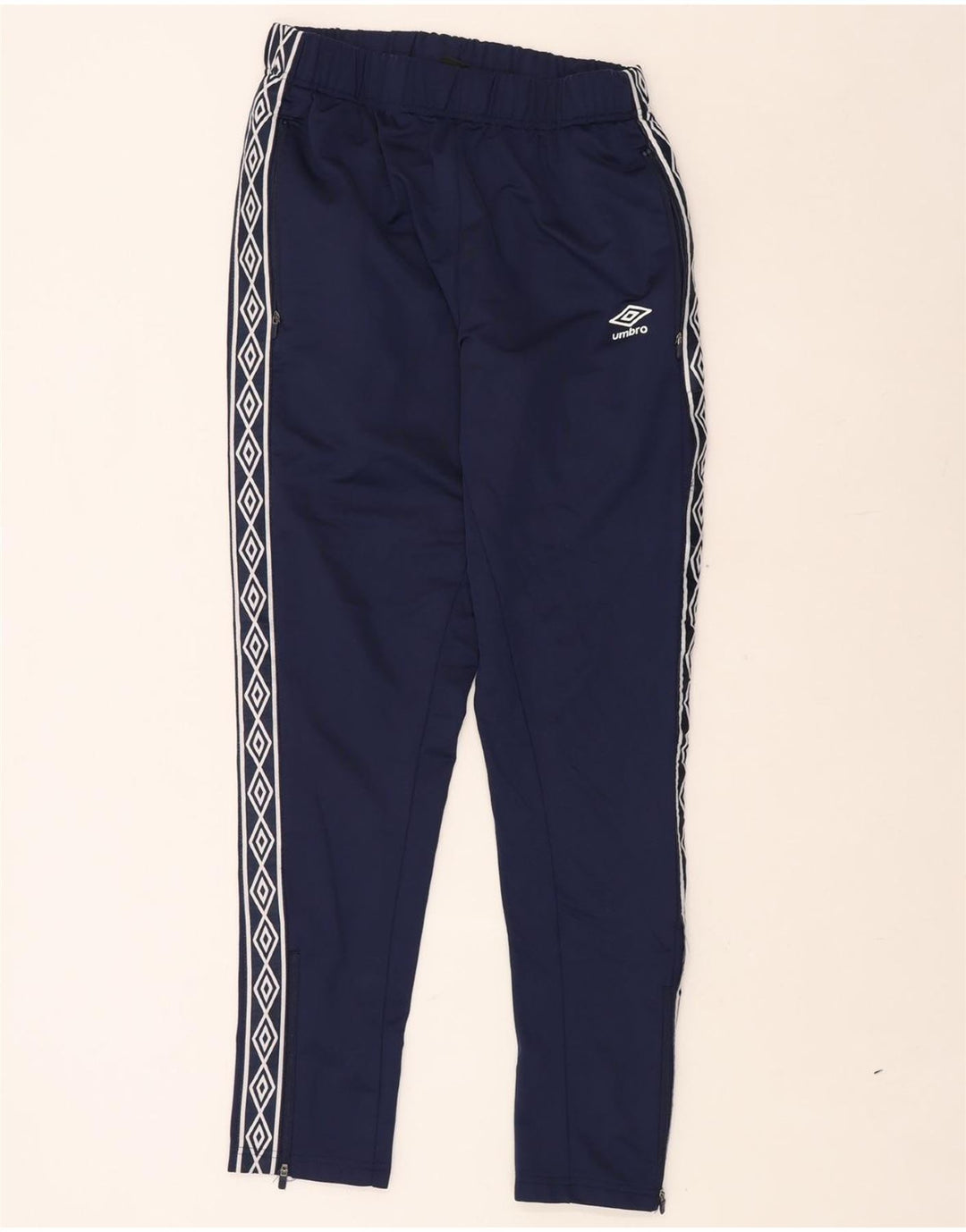 UMBRO Herren-Trainingshose mit grafischer Grafik, Mittelmarineblau, Polyester
