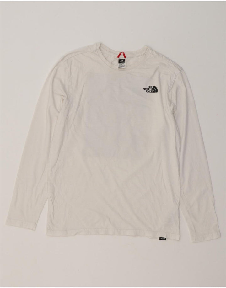 THE NORTH FACE Herren-Grafik-Oberteil, langärmelig, mittelweiße Baumwolle