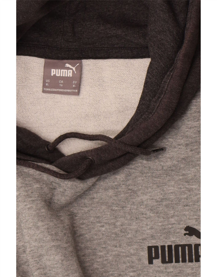 Puma Herren Kapuzenpullover XL Grau Farbblock