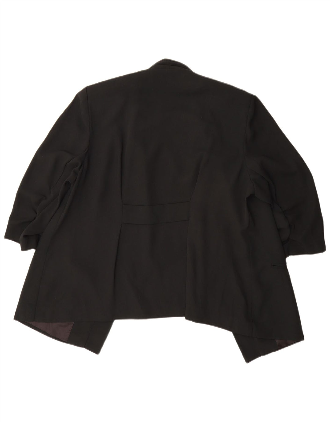 Marks & Spencer Damen-Blazer mit 3/4-Ärmeln, offen, Gr. 20, 2XL, Schwarz