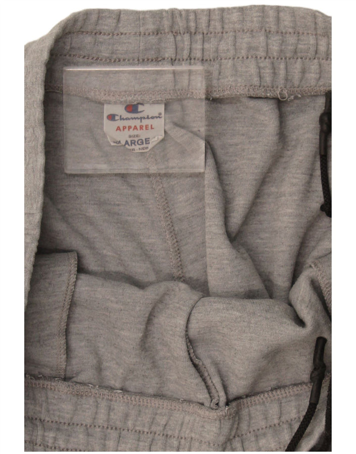 Champion Herren-Trainingshose, Jogginghose, groß, Grau, Farbblock