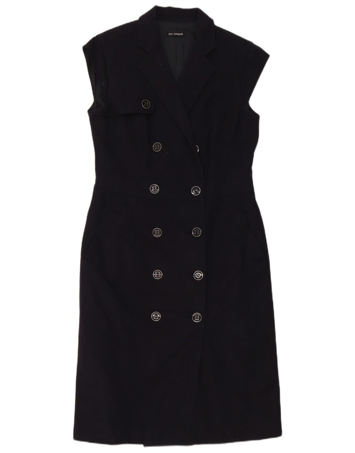 Marks & Spencer Damen Autograph Etuikleid UK 12 Medium Marineblau
