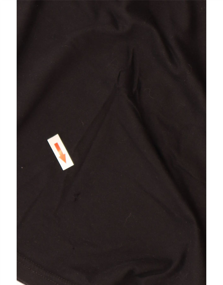 Fred Perry Herren T-Shirt Top Large Schwarz Baumwolle