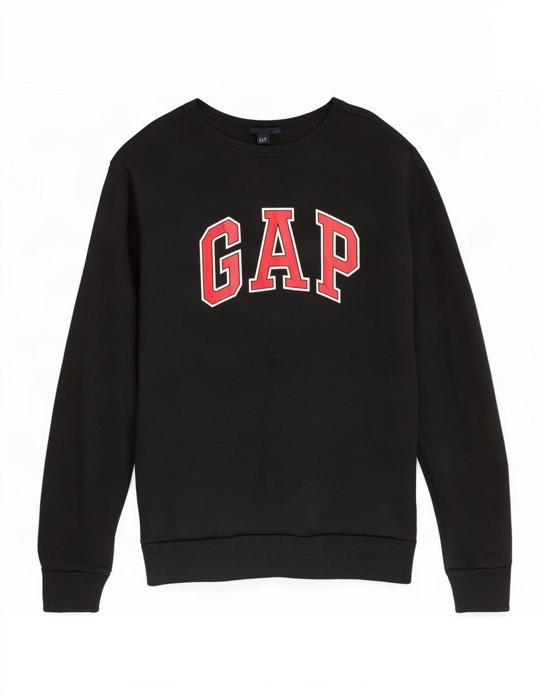 Gap Herren-Sweatshirt mit Grafik, groß, aus schwarzer Baumwolle