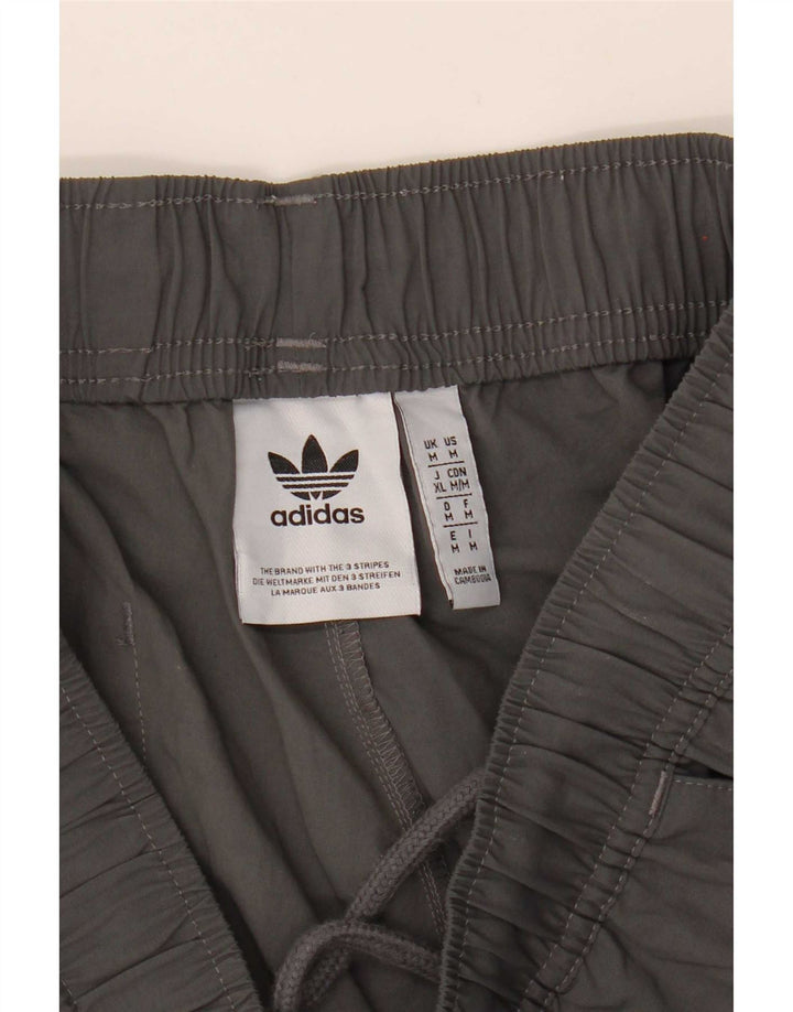 Adidas Herren Cargo-Trainingshose, mittelgraues Polyamid