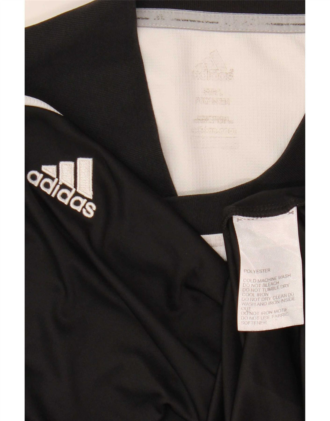 Adidas Herren T-Shirt Top Large Schwarz Colourblock Polyester