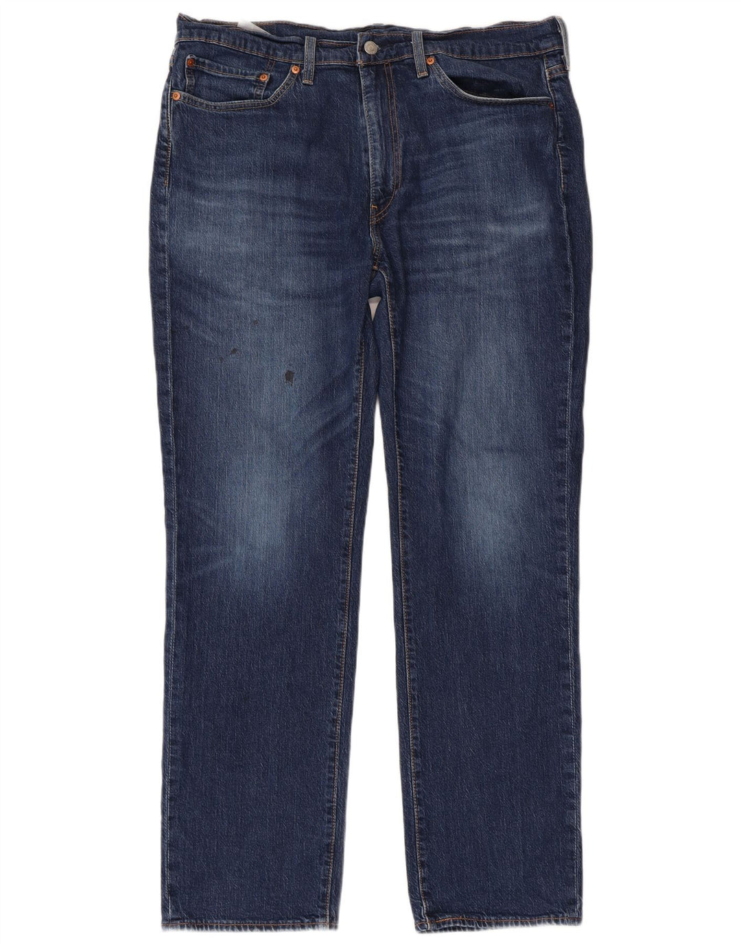 LEVI'S Herren 514 Straight Jeans W36 L32 Blaue Baumwolle