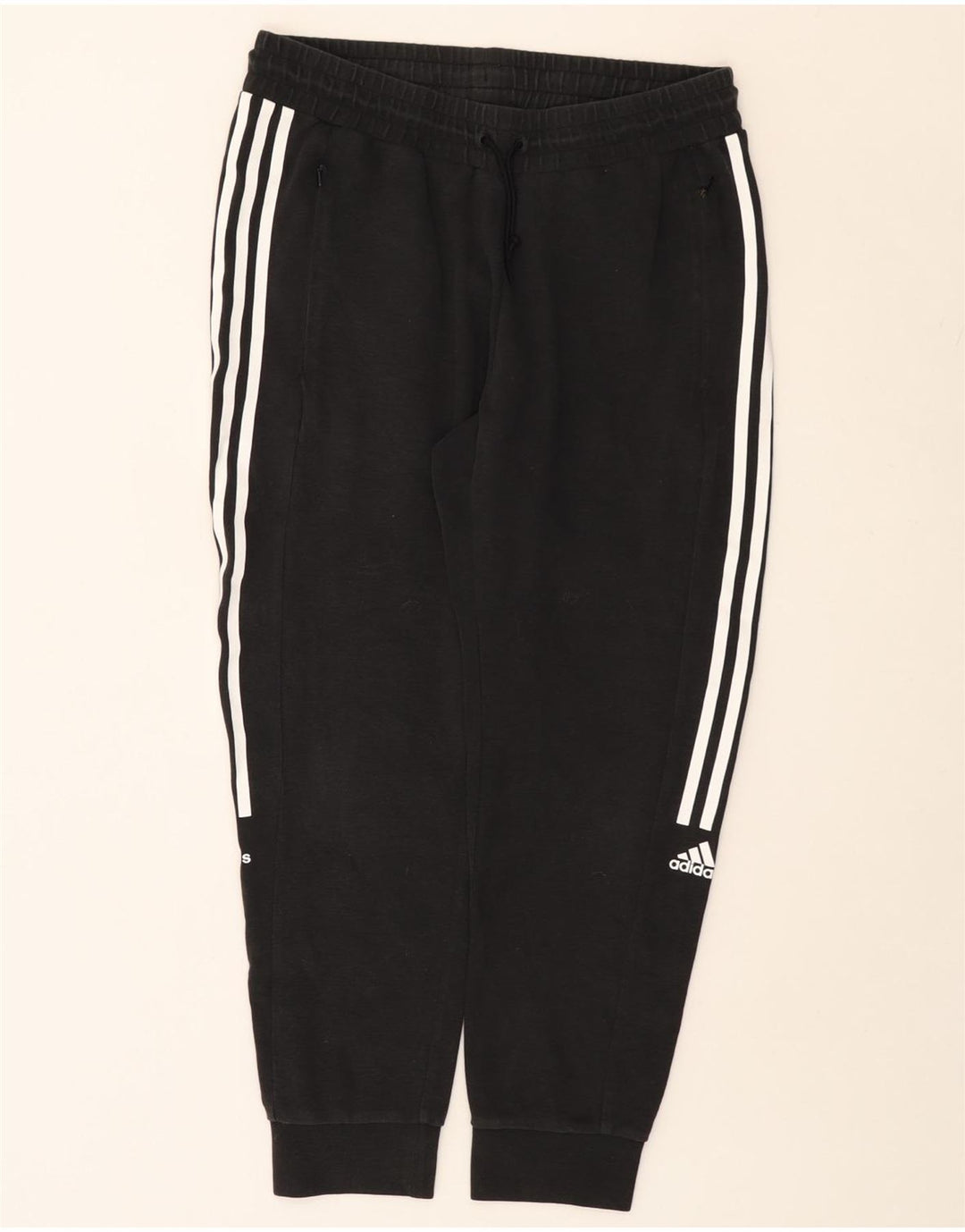 ADIDAS Damen Aeroready Trainingshose Jogger UK 12/14 Medium Schwarz