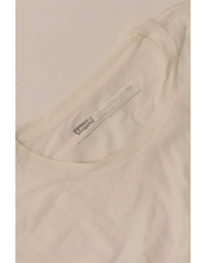 Levi's Herren T-Shirt Top Large Weiß