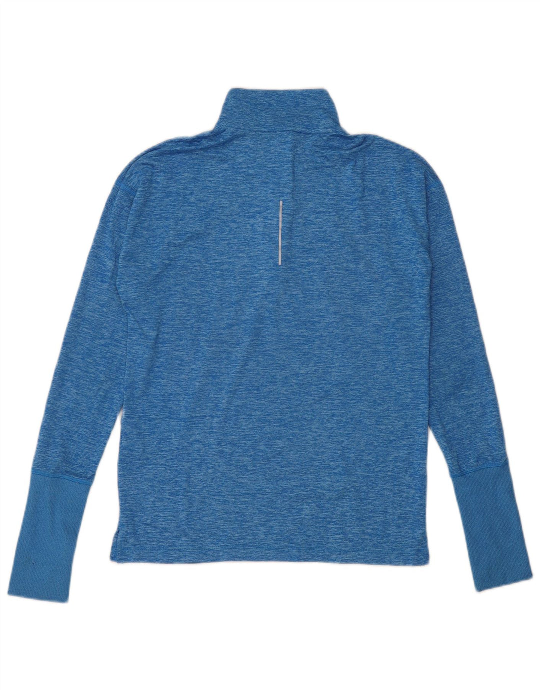 Nike Damen Dri Fit Übergroßes Top Langarm UK 6 XS Blau Polyester