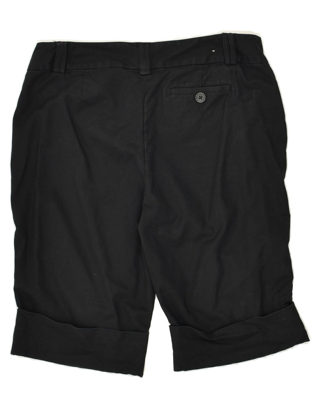 BANANA REPUBLIC Womens Bermuda Shorts US 10 Large W32 Black Cotton | Vintage Banana Republic | Thrift | Second-Hand Banana Republic | Used Clothing | Messina Hembry 