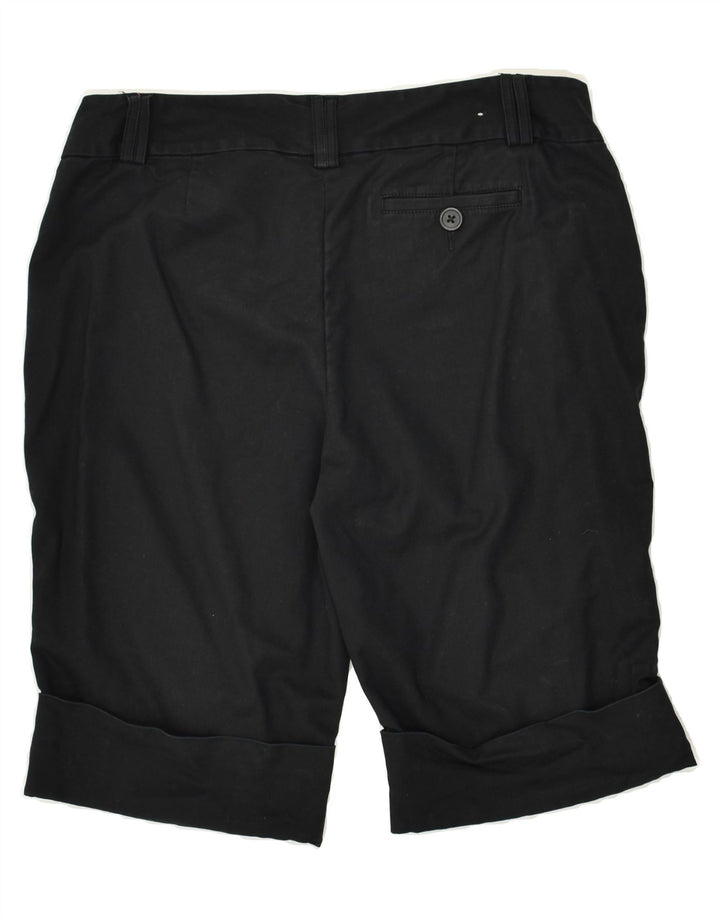 BANANA REPUBLIC Womens Bermuda Shorts US 10 Large W32 Black Cotton | Vintage Banana Republic | Thrift | Second-Hand Banana Republic | Used Clothing | Messina Hembry 