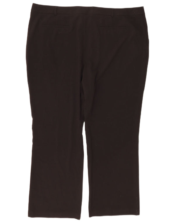 Max&Co. Womens Bootcut Suit Trousers UK 22 3XL W42 L29 Black Polyester
