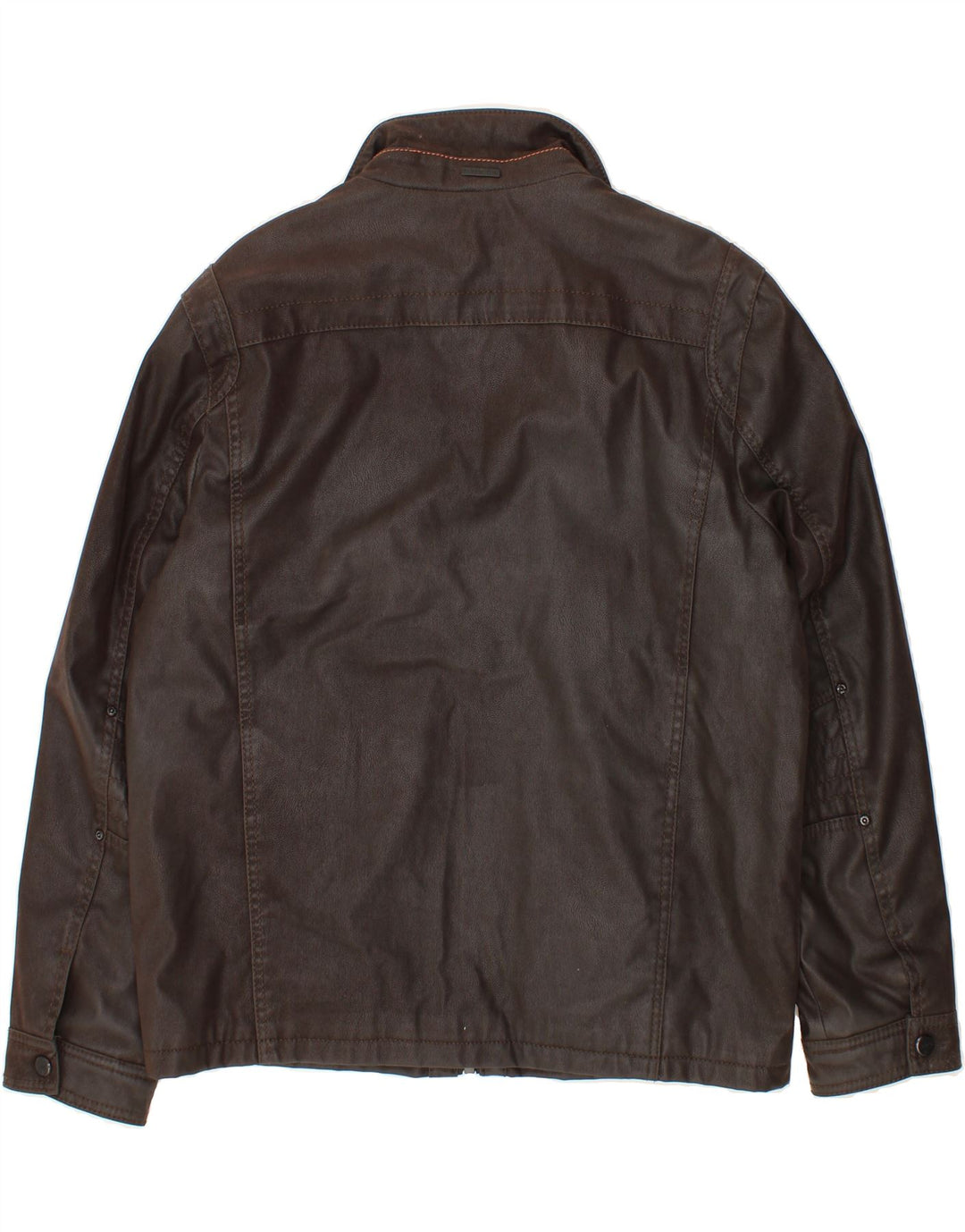 DNR Herren Lederjacke IT 56 3XL Braunes Leder