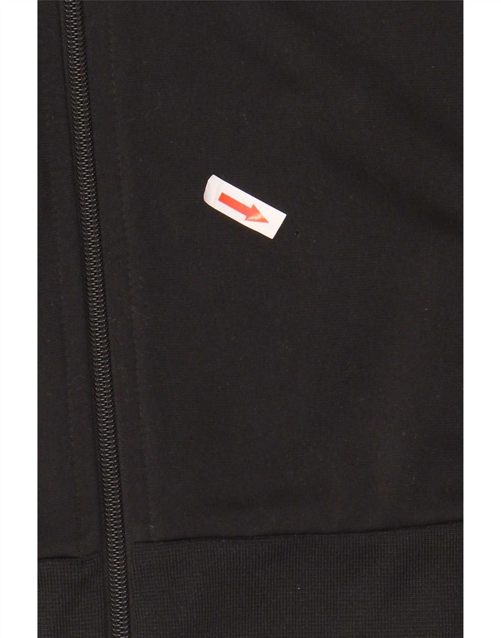 Adidas Herren-Trainingsanzug-Top-Jacke, groß, aus schwarzem Polyester