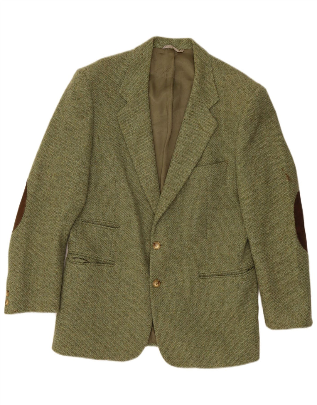 Belfe Herren-Blazer mit 2 Knöpfen, IT 50, große grüne Wolle