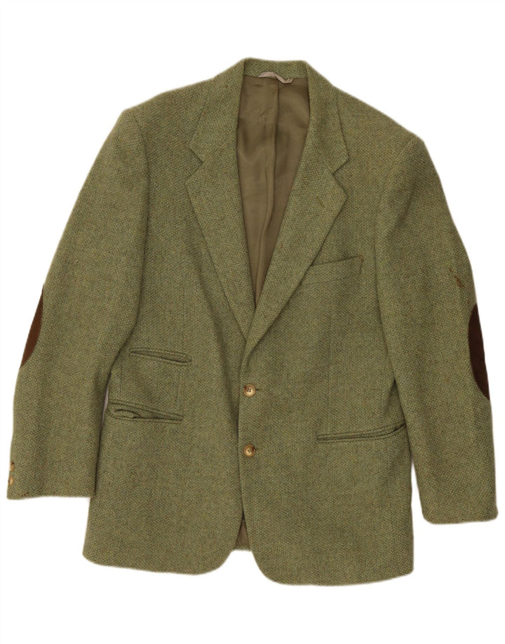 Belfe Herren-Blazer mit 2 Knöpfen, IT 50, große grüne Wolle