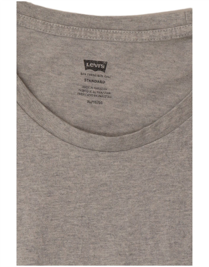Levi's Herren Standard T-Shirt Top XL Grau