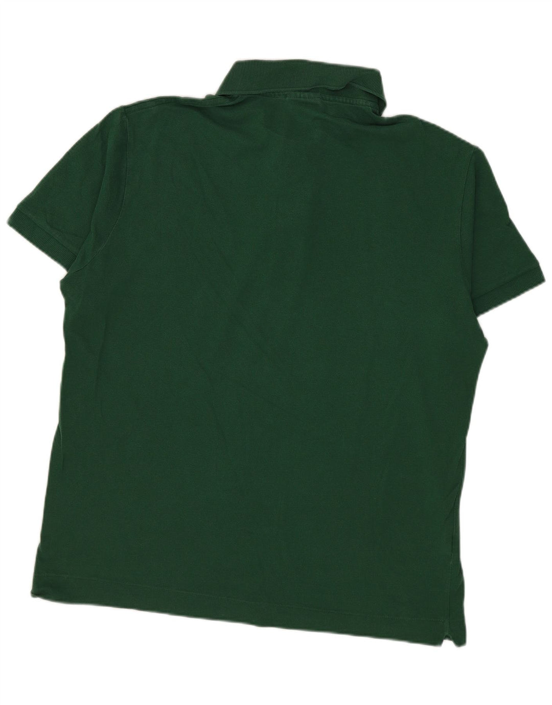 Lacoste Herren-Poloshirt, Größe 4, mittelgrüne Baumwolle