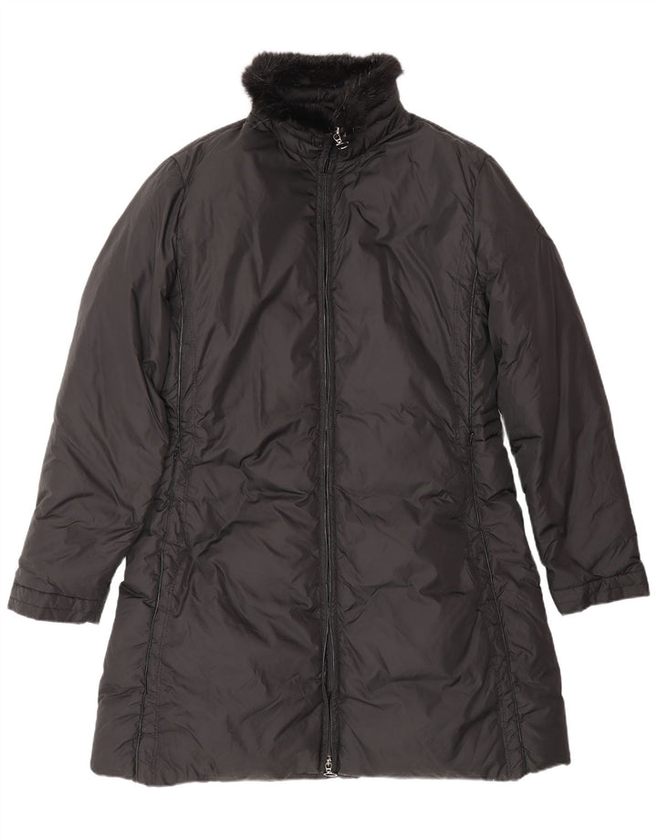 MONCLER Gepolsterter Damenmantel, Größe 5 2XL, Schwarz, Polyester, Winter