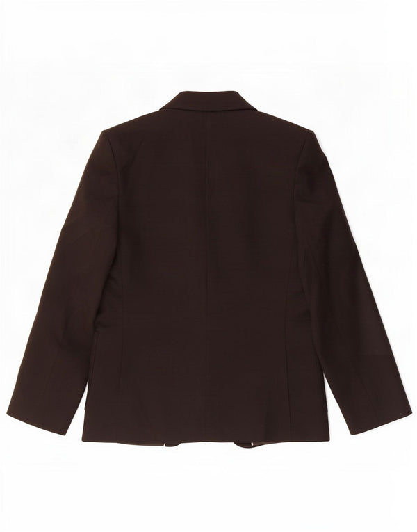 Marks & Spencer Jungen-Schulblazer mit 2 Knöpfen, 11–12 Jahre, Schwarz
