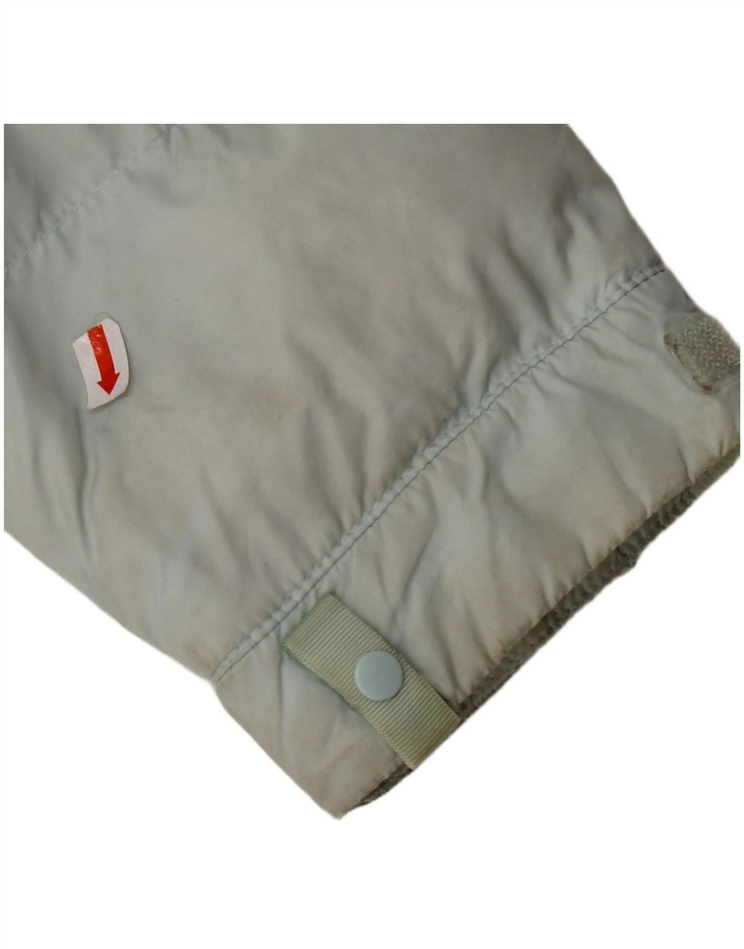 THE NORTH FACE Damen Graphic Wattierte Jacke UK 14 Mittelblauer Farbblock