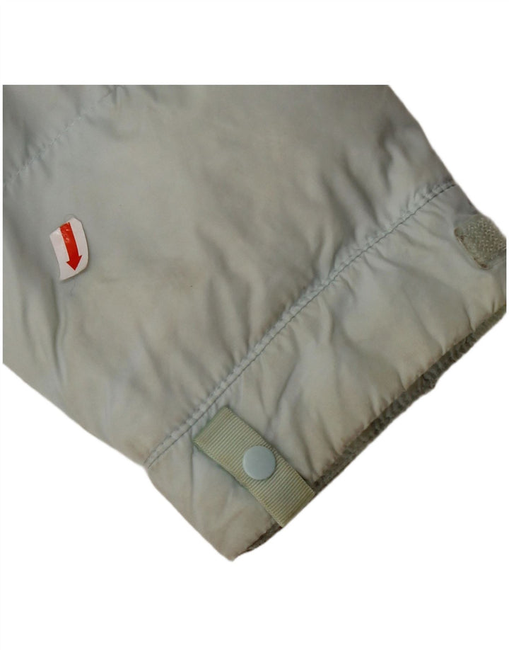 THE NORTH FACE Damen Graphic Wattierte Jacke UK 14 Mittelblauer Farbblock