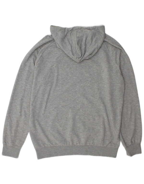 Hummel Herren Graphic Hoodie Pullover XL Grau geflecktes Polyester