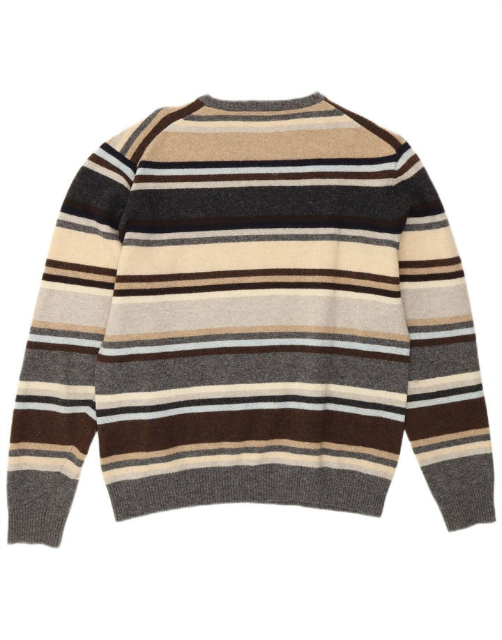 KAPPA Damen-Pullover mit Rundhalsausschnitt, Gr. 40, groß, mehrfarbig, gestreift