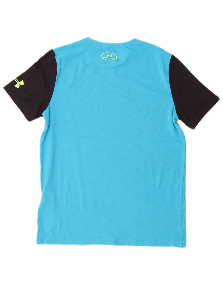 UNDER ARMOUR Heat Gear Grafik-T-Shirt für Jungen, 11–12 Jahre, Größe L, Blau