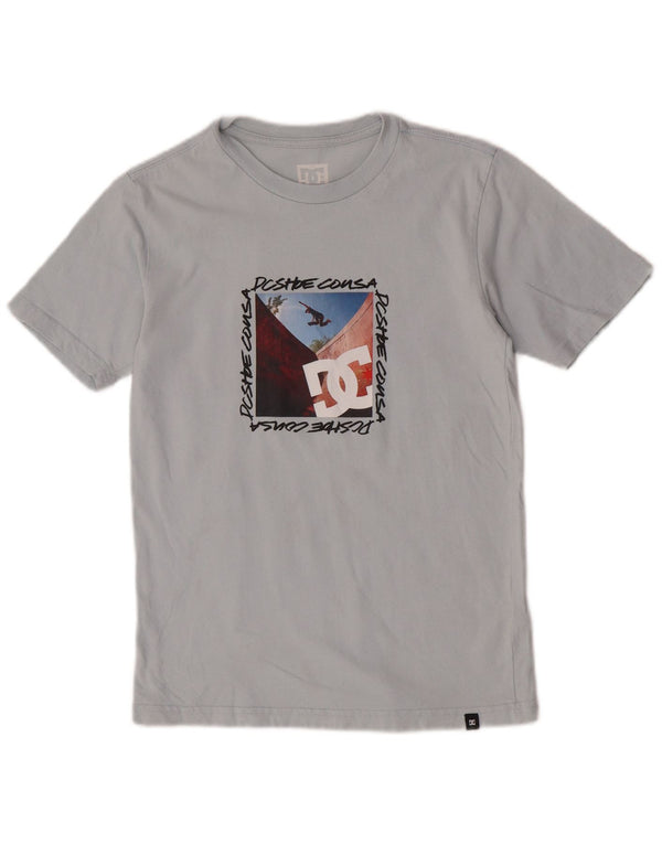 DC Grafik-T-Shirt für Jungen, 13–14 Jahre, Größe L, Grau, Baumwolle