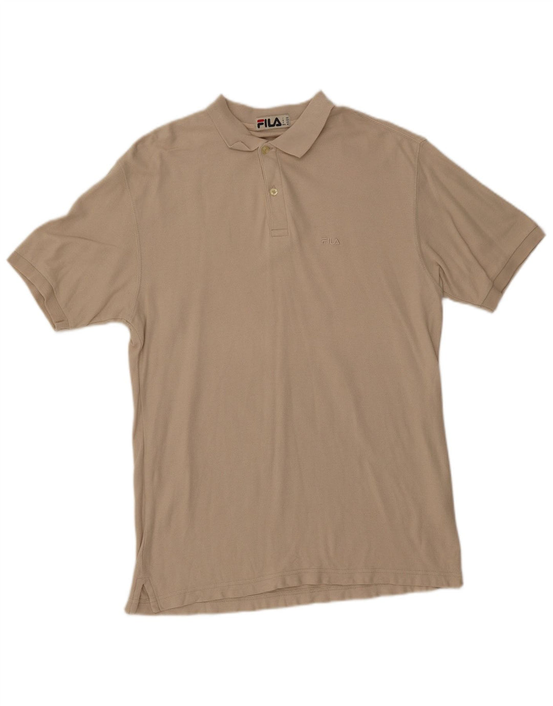 FILA Herren Poloshirt Mittelbeige Baumwolle