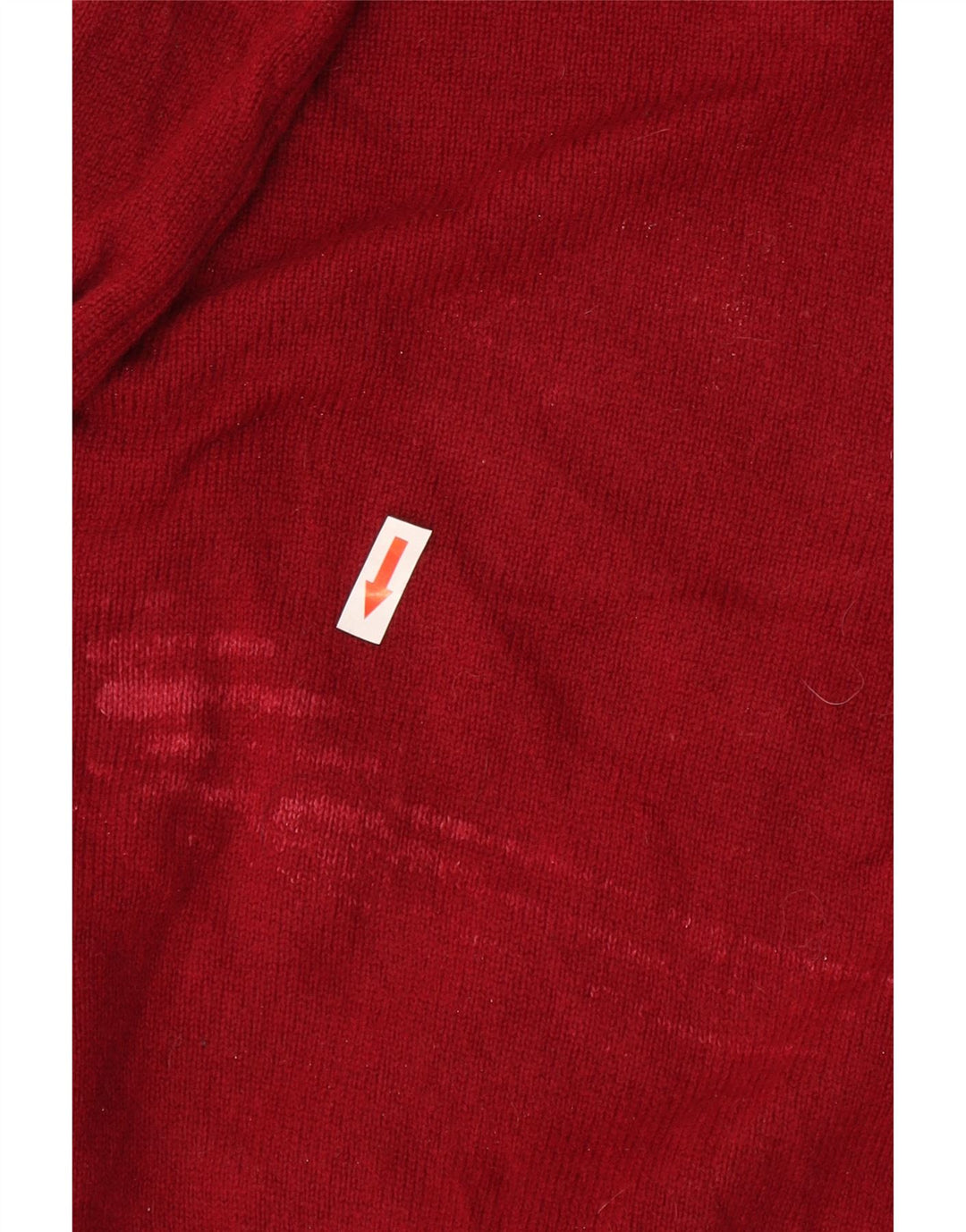 Marks & Spencer Herren-Pullover mit V-Ausschnitt aus mittlerer burgunderroter Wolle