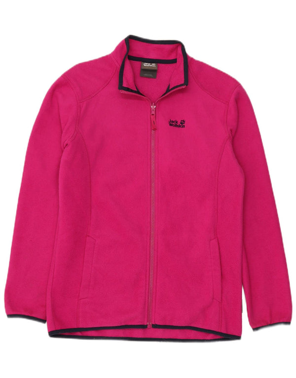 JACK WOLFSKIN Fleecejacke für Mädchen, 15–16 Jahre, rosa, Polyester