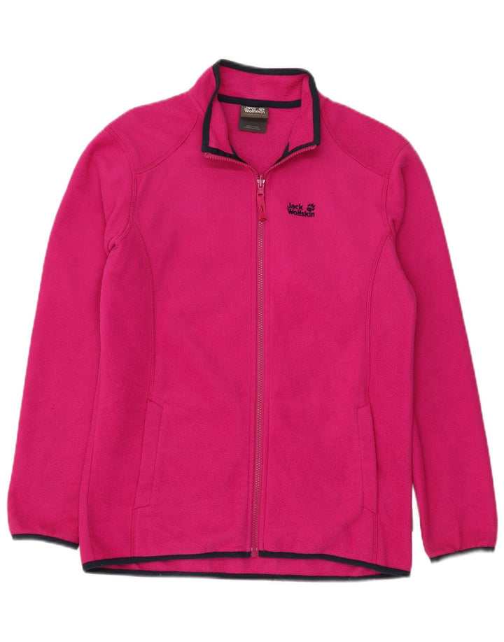 JACK WOLFSKIN Fleecejacke für Mädchen, 15–16 Jahre, rosa, Polyester