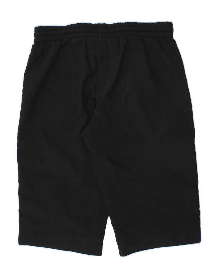 ADIDAS Boys Graphic Sport Shorts 7-8 Years Black Polyester Vintage Adidas and Second-Hand Adidas from Messina Hembry 
